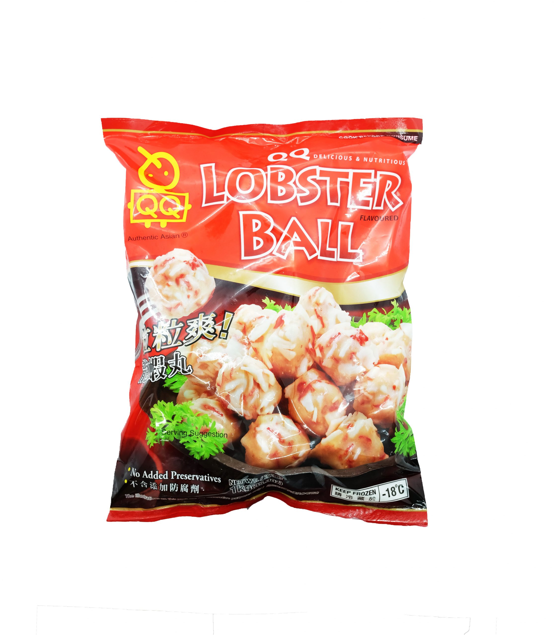 QQ - Lobster Ball 1Kg - Asia Grocery Town