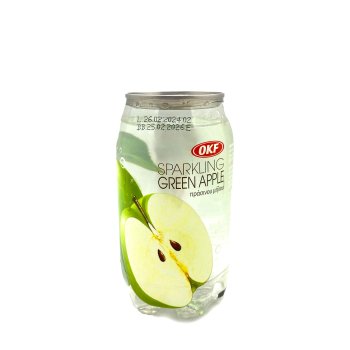 OKF SPARKLING GREEN APPLE DRINK 350ML